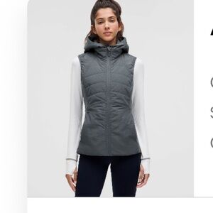 Lululemon Another Mile Vest 12 Oil Grey NWT